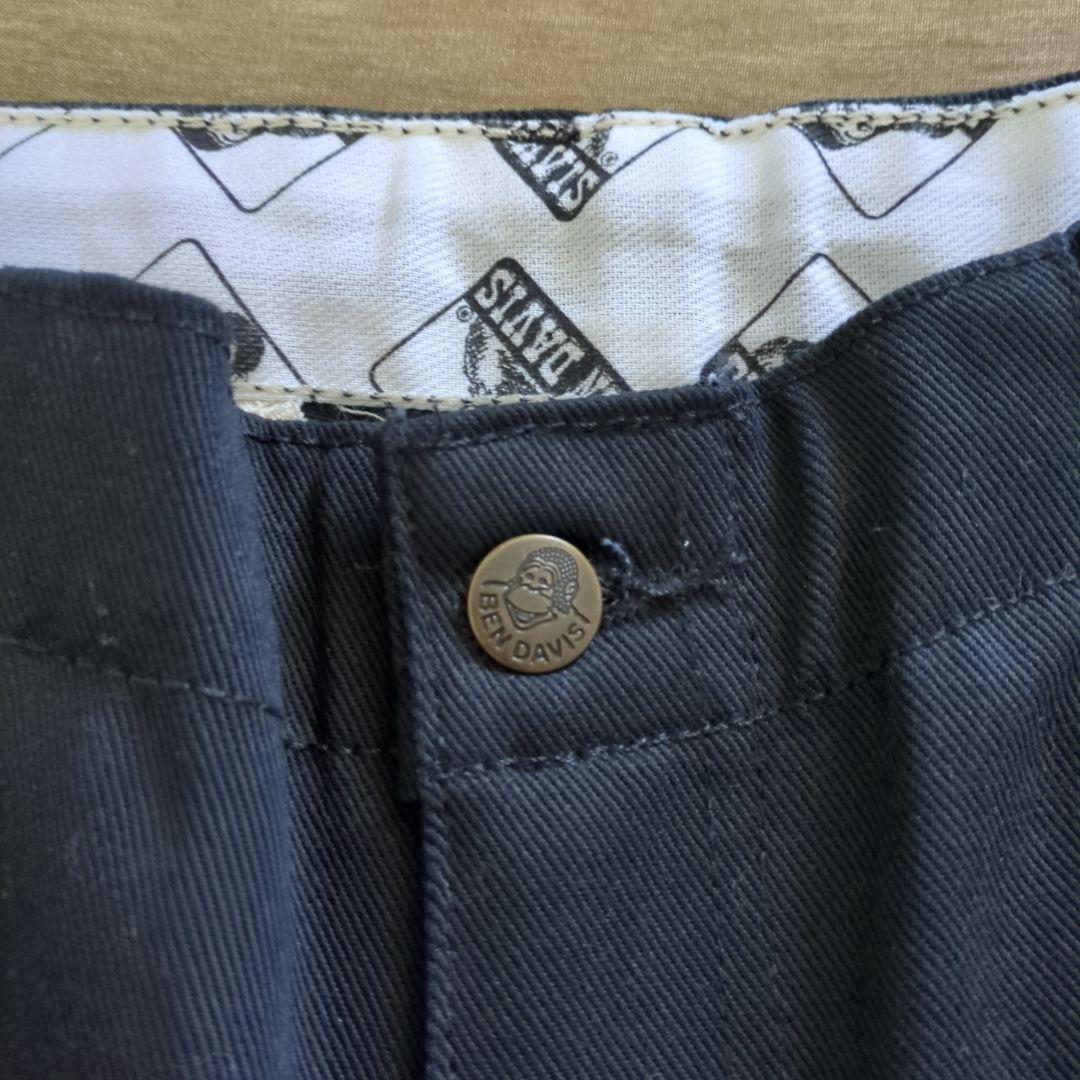 90s00s BEN DAVIS フリスコ 黒 コットン100％ W34