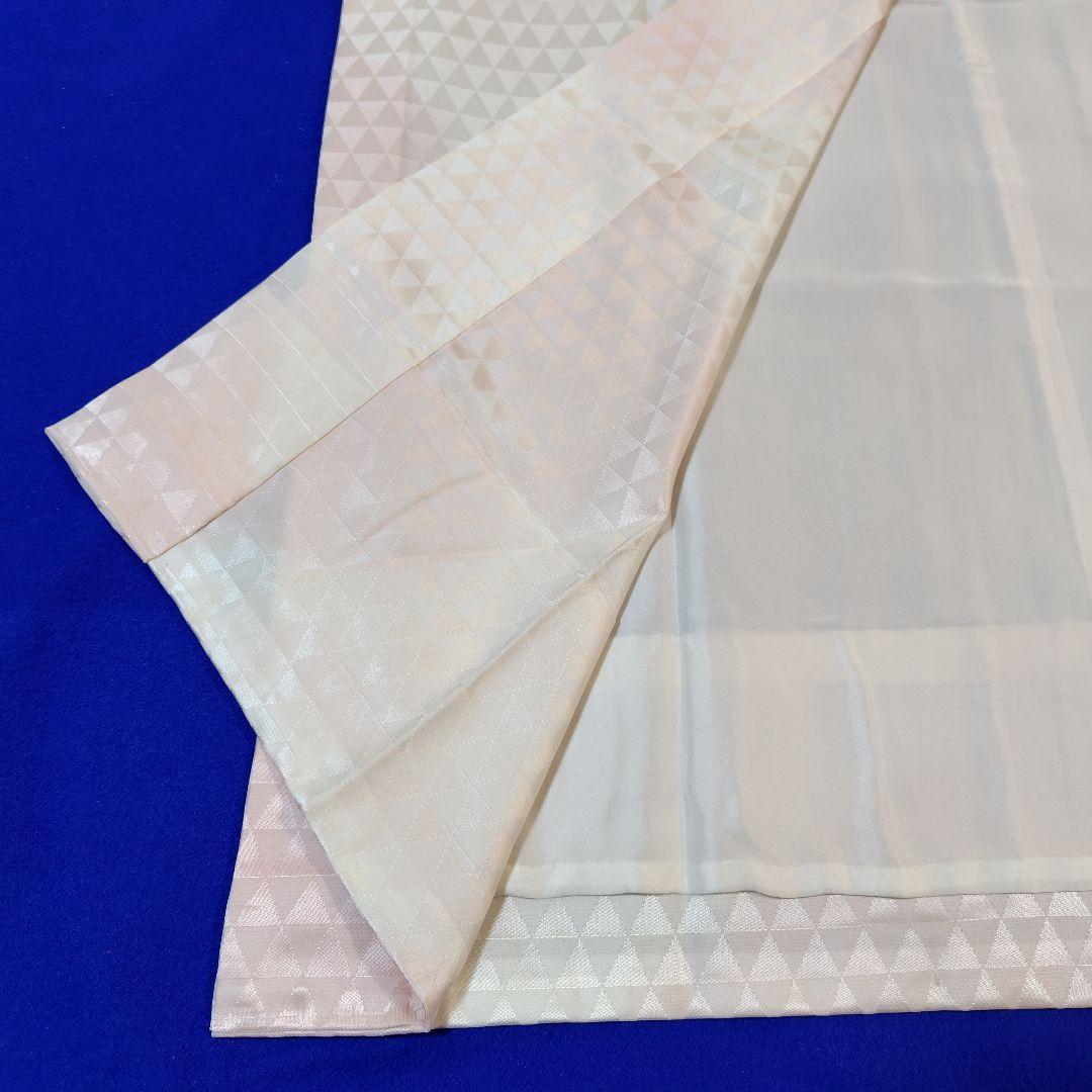 正絹長襦袢　ふるるん　洗える長襦袢　半衿付　鱗　衣紋抜　居敷当　冠婚葬祭　表示付