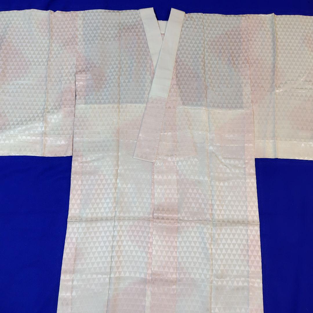 正絹長襦袢　ふるるん　洗える長襦袢　半衿付　鱗　衣紋抜　居敷当　冠婚葬祭　表示付