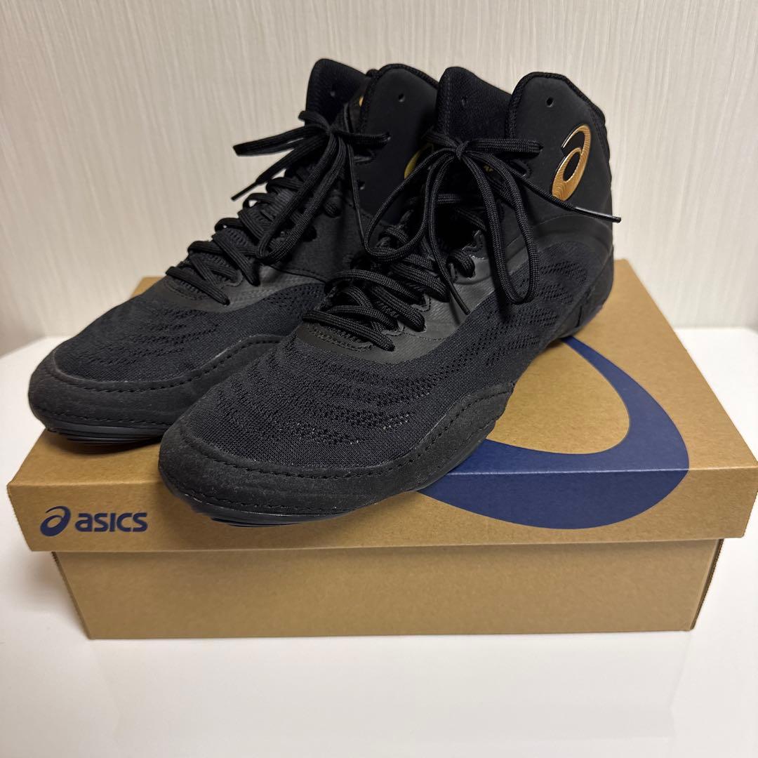 asics レスリングシューズ ブラック