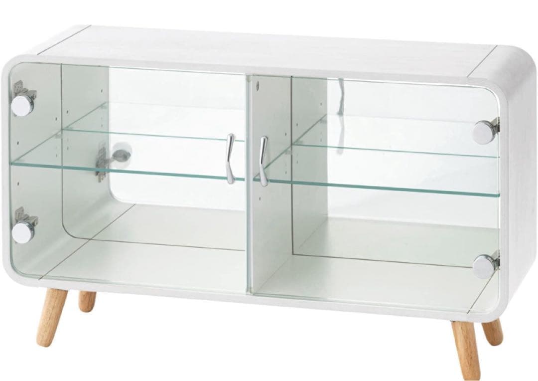 パレットライフ フィギュアケース 2段 コレクションケース ホワイト