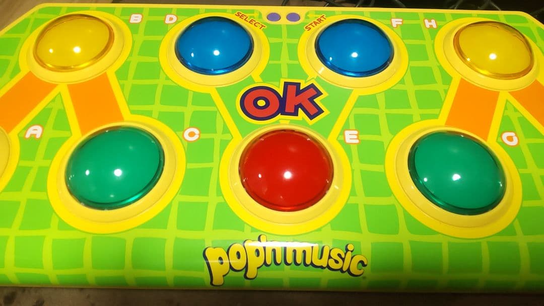 比較的美品 ポップンミュージック コントローラー 静音化 PS専用 完動品