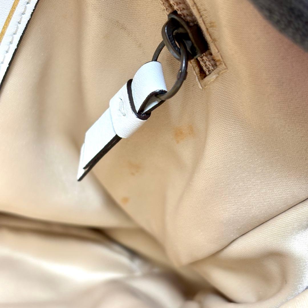 Coach Shoulder Bag Denim Blue White コーチ