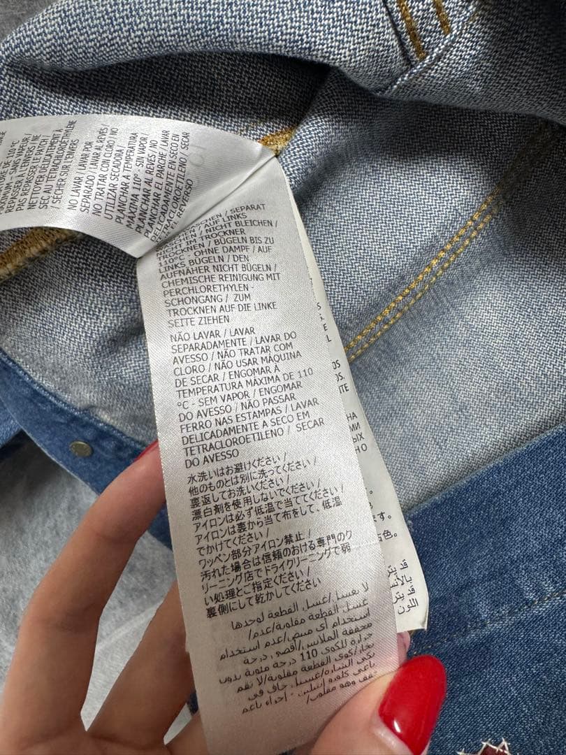 Gucci デニムジャケット クロップド丈