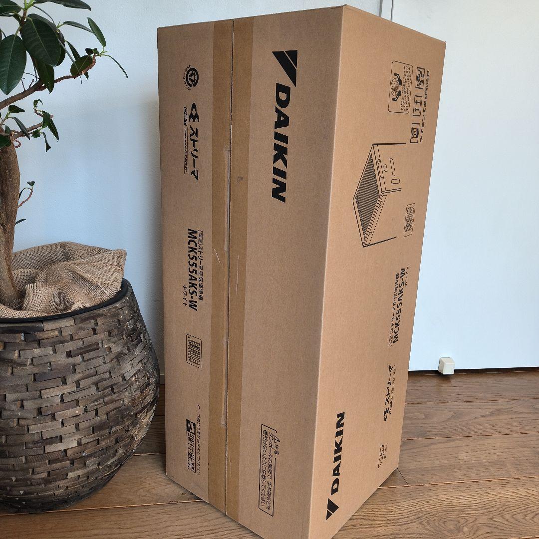 ダイキン ストリーマ 空気清浄機　加湿機能付 MCK555AKS-W　ホワイト