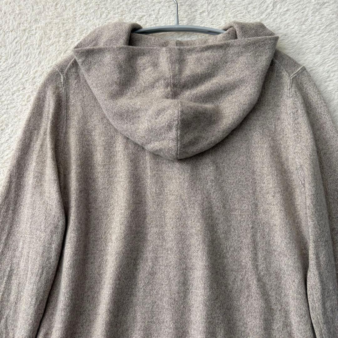 【美品】DAMA collection ニット　パーカー　カシミヤ100% L