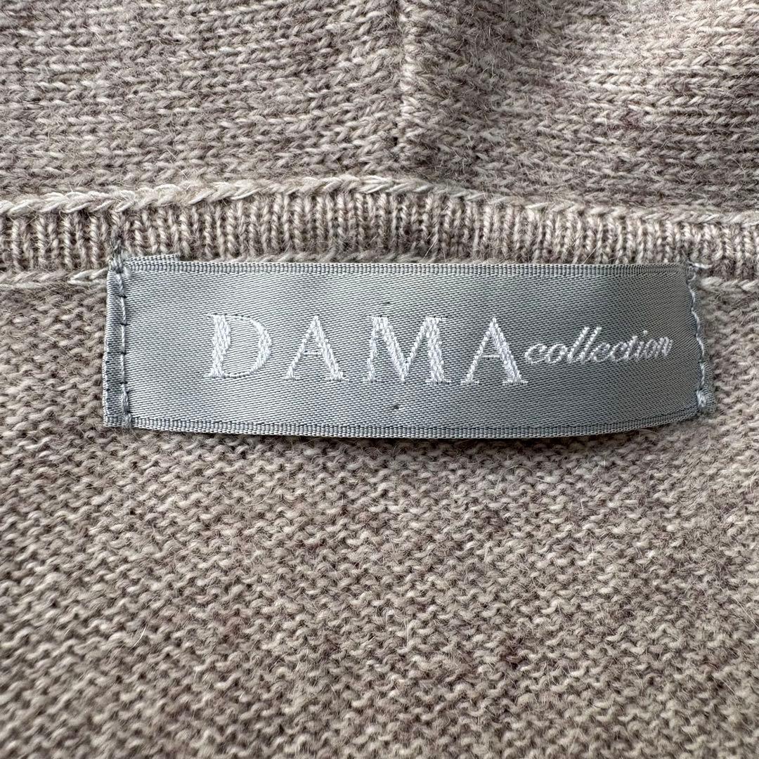 【美品】DAMA collection ニット　パーカー　カシミヤ100% L
