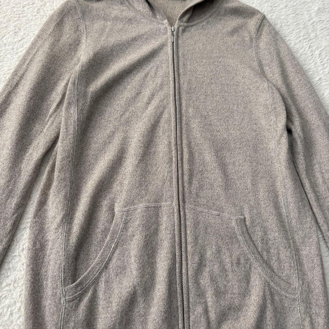 【美品】DAMA collection ニット　パーカー　カシミヤ100% L