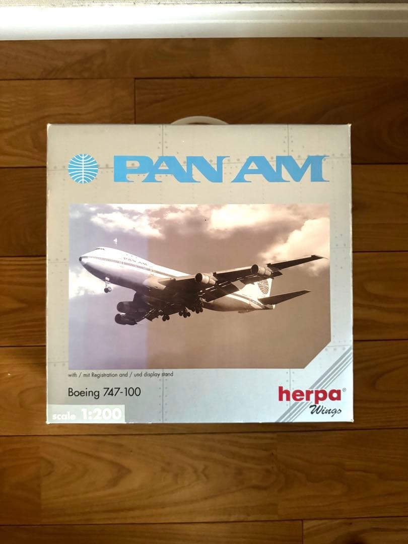 herpa 1/200 ボーイング 747-100 パンアメリカン PAN AM