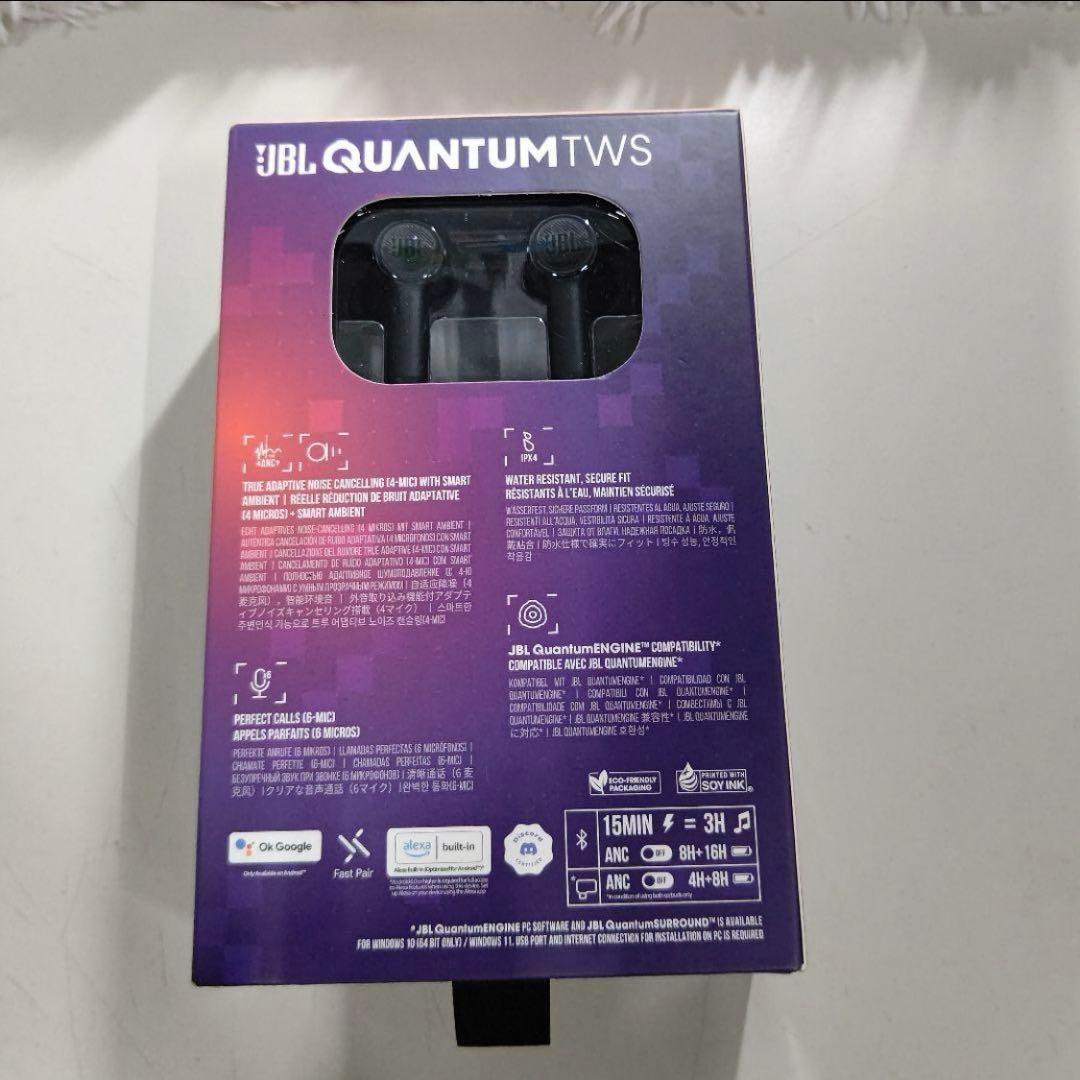 新品Q2996♡ JBL Quantum TWS BLKワイヤレスイヤフォン