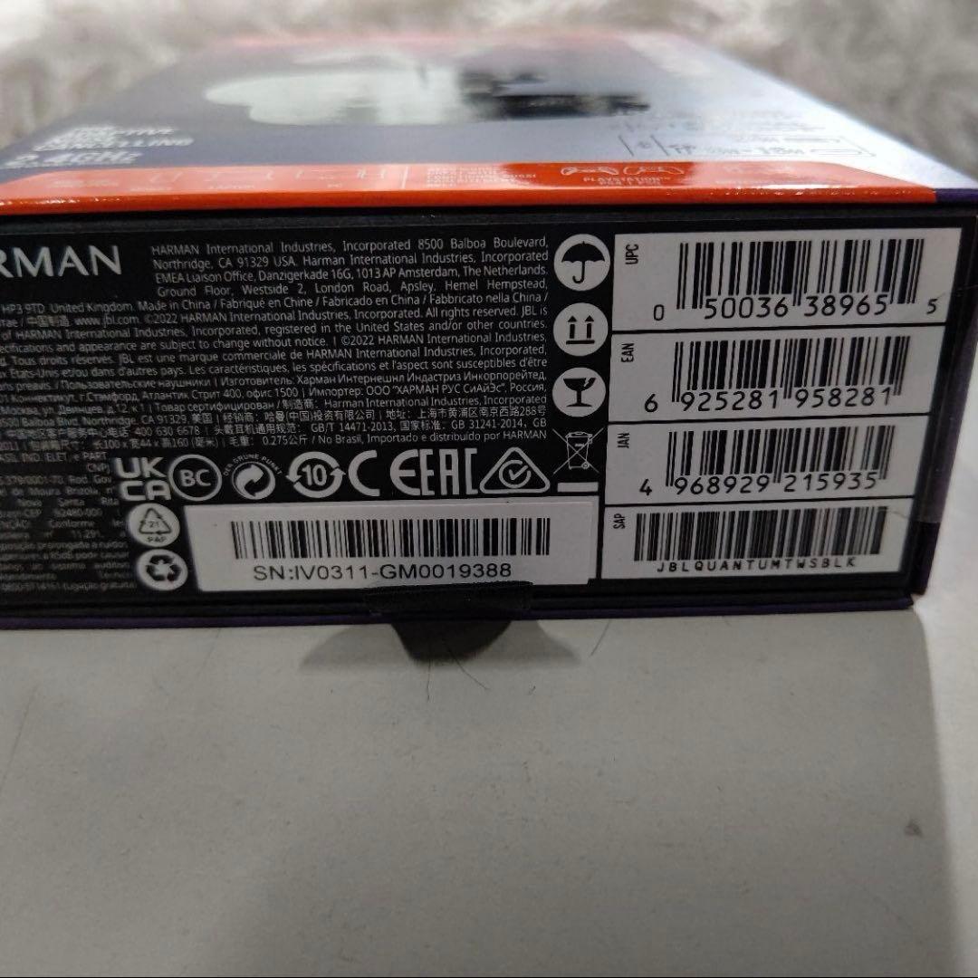 新品Q2996♡ JBL Quantum TWS BLKワイヤレスイヤフォン