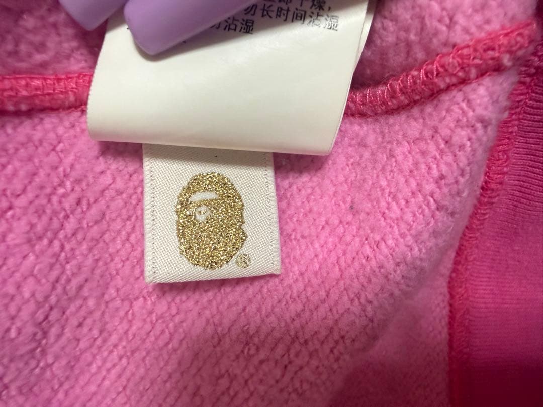 A Bathing Ape ピンク迷彩パーカー XSサイズ