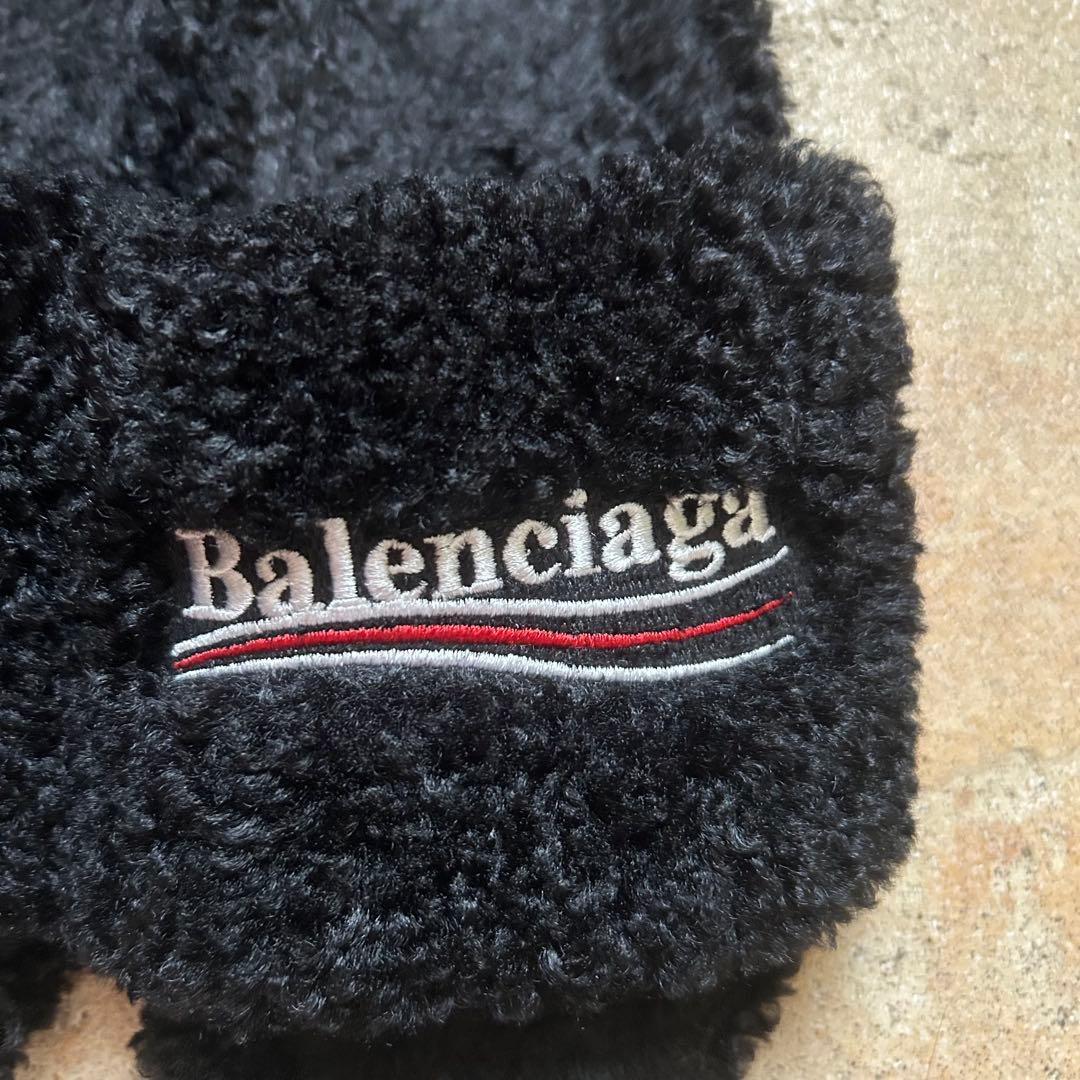 【Balenciaga 】 FURRY SLIDE サンダル　38サイズ