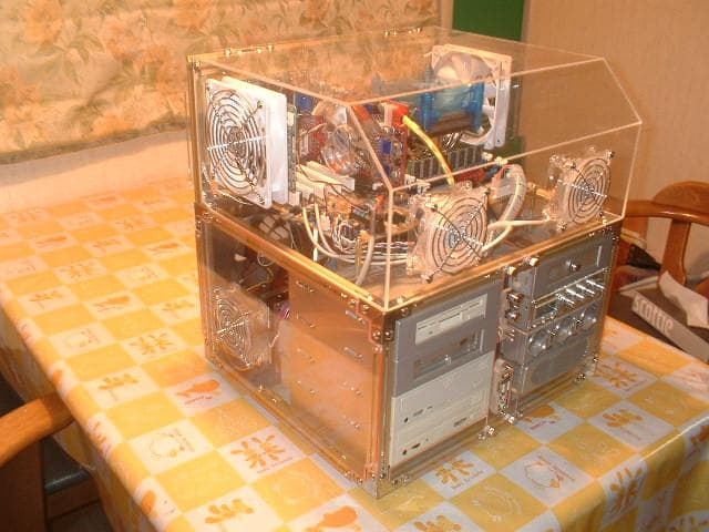 自作ケース　フルオリジナル　ATX　LUBICフレーム　ケースのみ