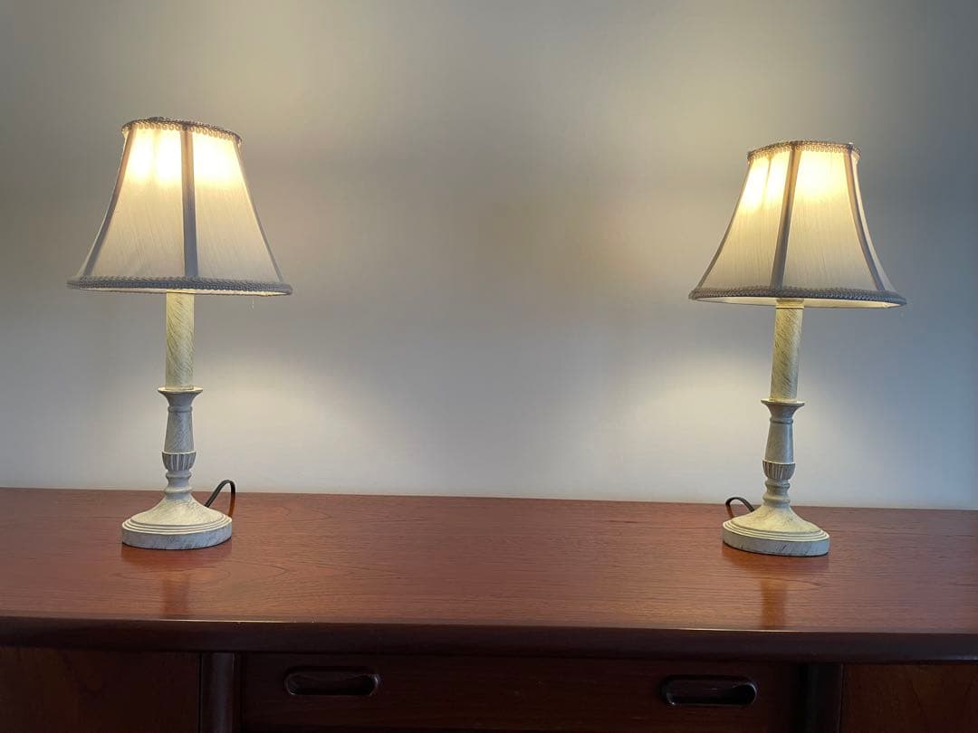 アンティーク風テーブルランプ （2個セット）