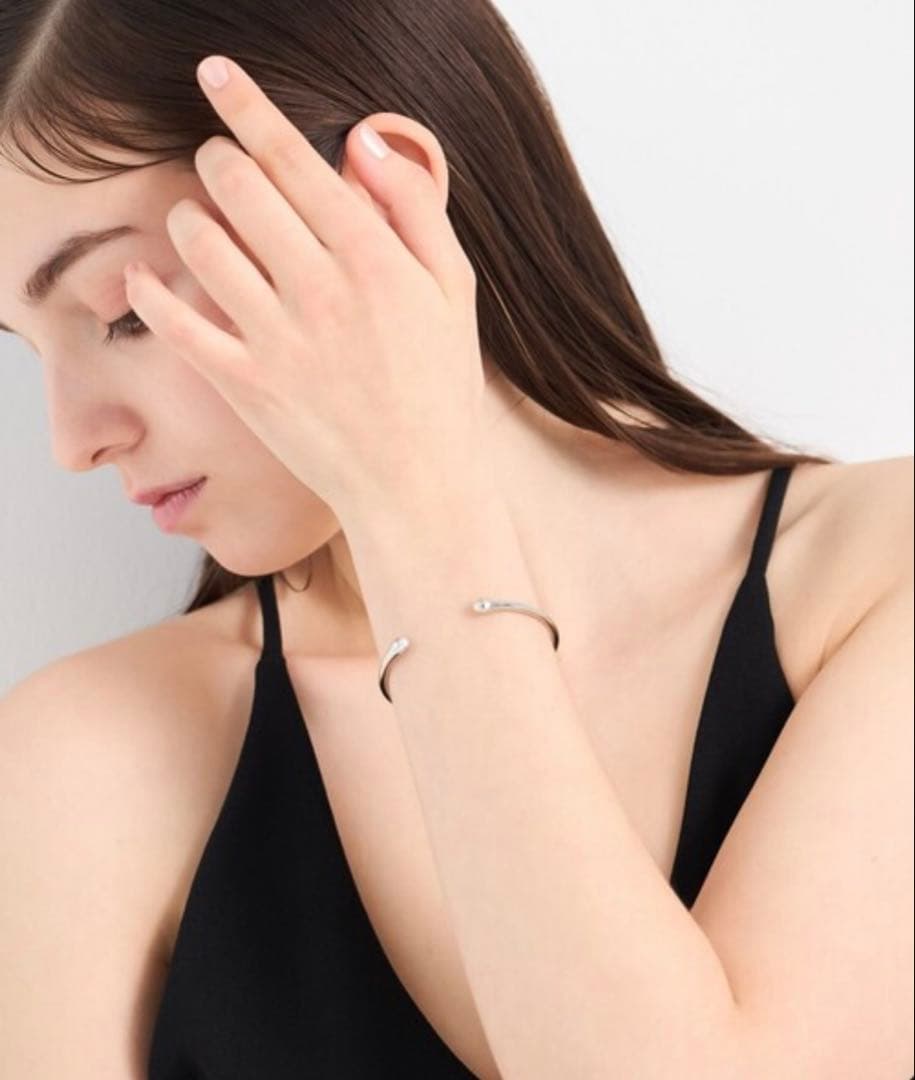 ete レディース バングル パール装飾