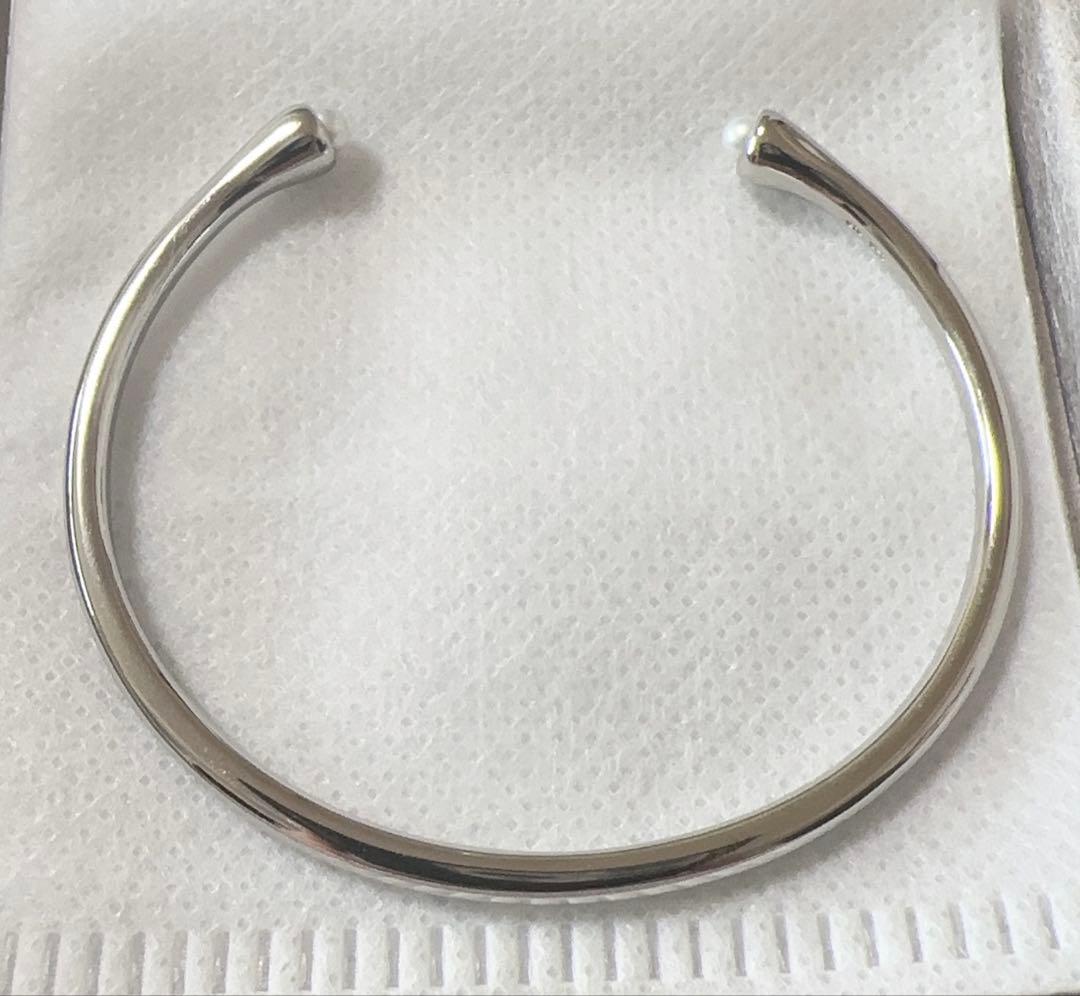 ete レディース バングル パール装飾