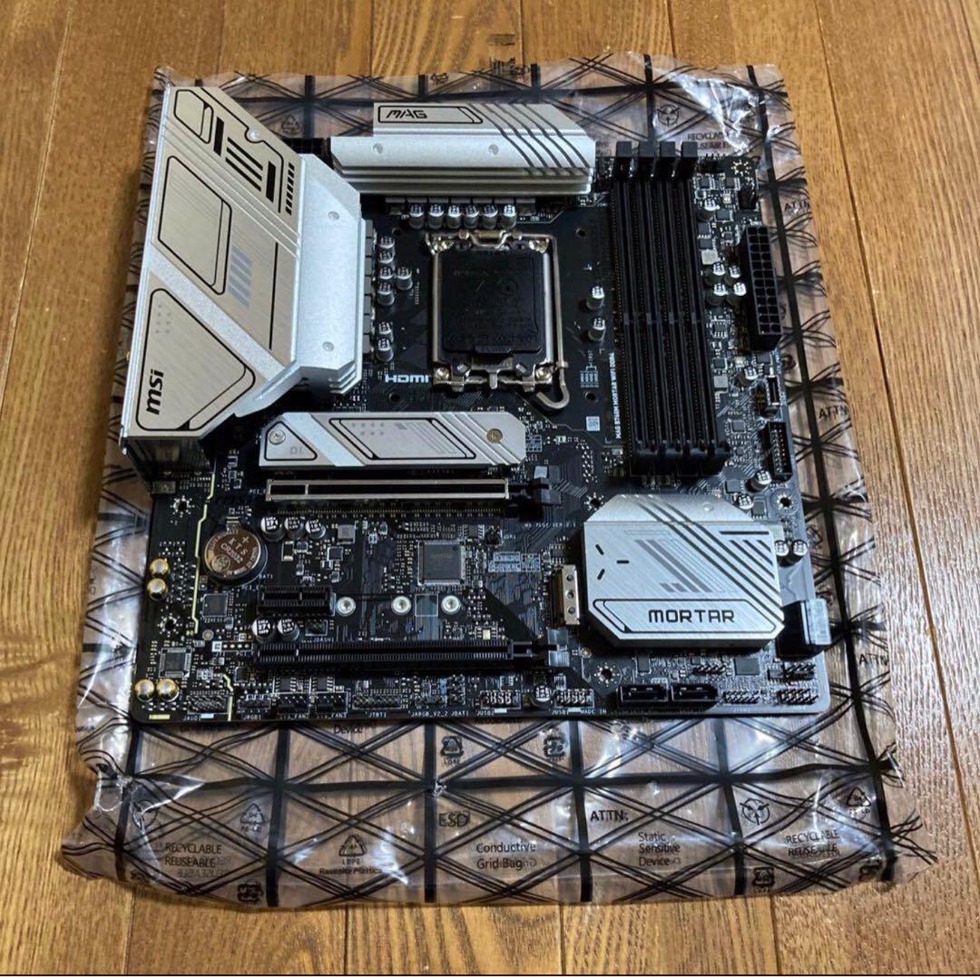 MSI MAG B760M MORTAR WIFI DDR4 動作品