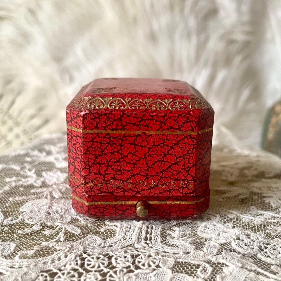 りむ　　リング用ジュエリーボックスアクセサリーケース　フランスアンティーク