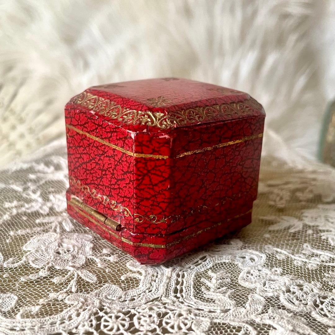 りむ　　リング用ジュエリーボックスアクセサリーケース　フランスアンティーク