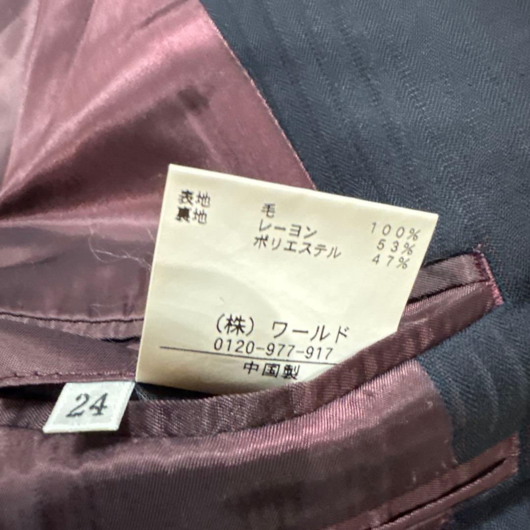 極美品 タケオキクチ セットアップ スーツ ストライプ 赤タグ 高級 2XL