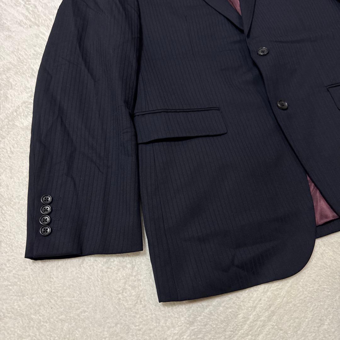 極美品 タケオキクチ セットアップ スーツ ストライプ 赤タグ 高級 2XL