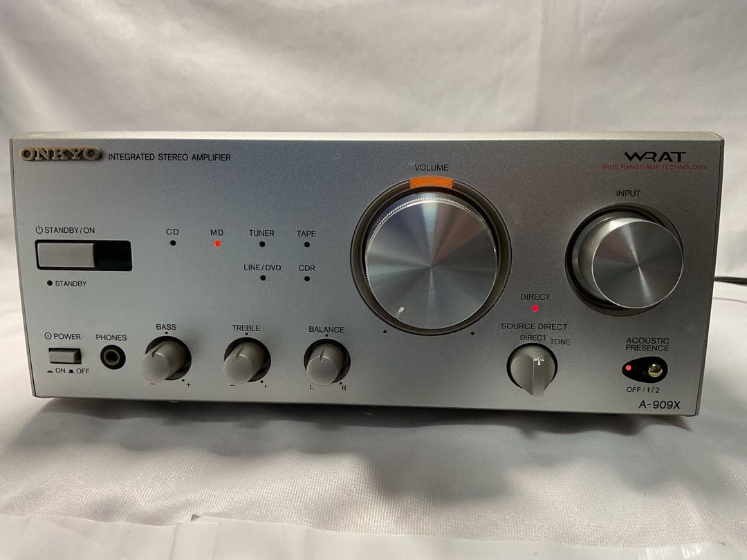 ゆう&あみぃ 　　ONKYO A-909X プリメインアンプ