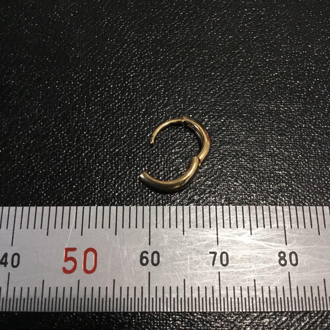スタージュエリー　K18 フープ　ピアス　0,8g 片方