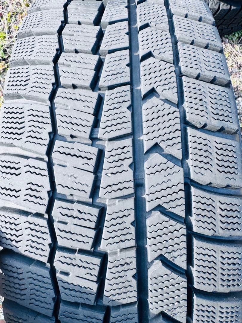 PCD100‼️スタッドレス付アルミホイール4本 DUNLOP 205/60R16