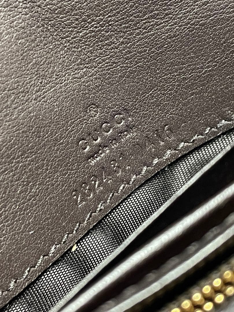 GUCCI グッチ GGキャンバス インターロッキング　長財布　❤︎