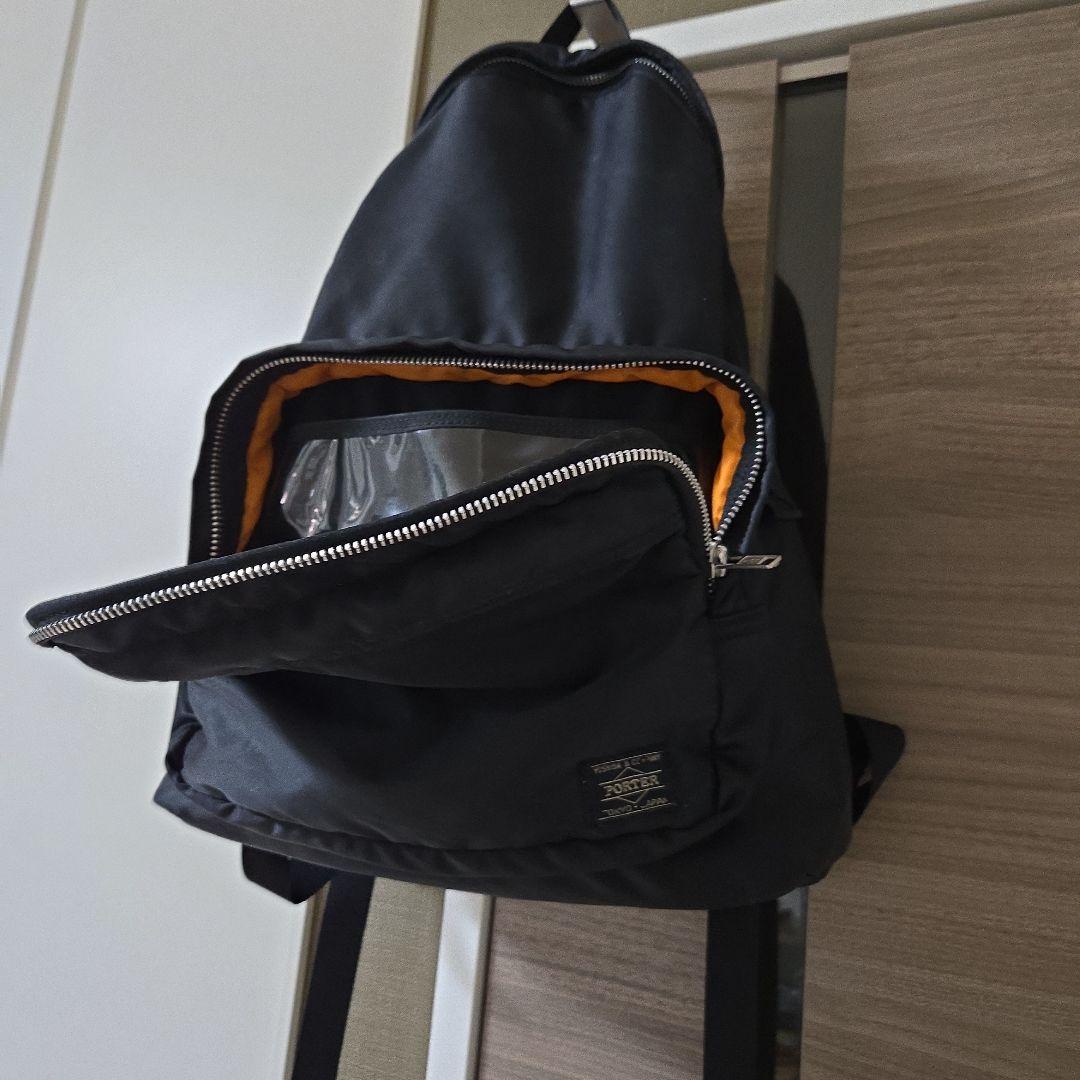 【PORTER】　タンカー黒 ナイロン バックパック
