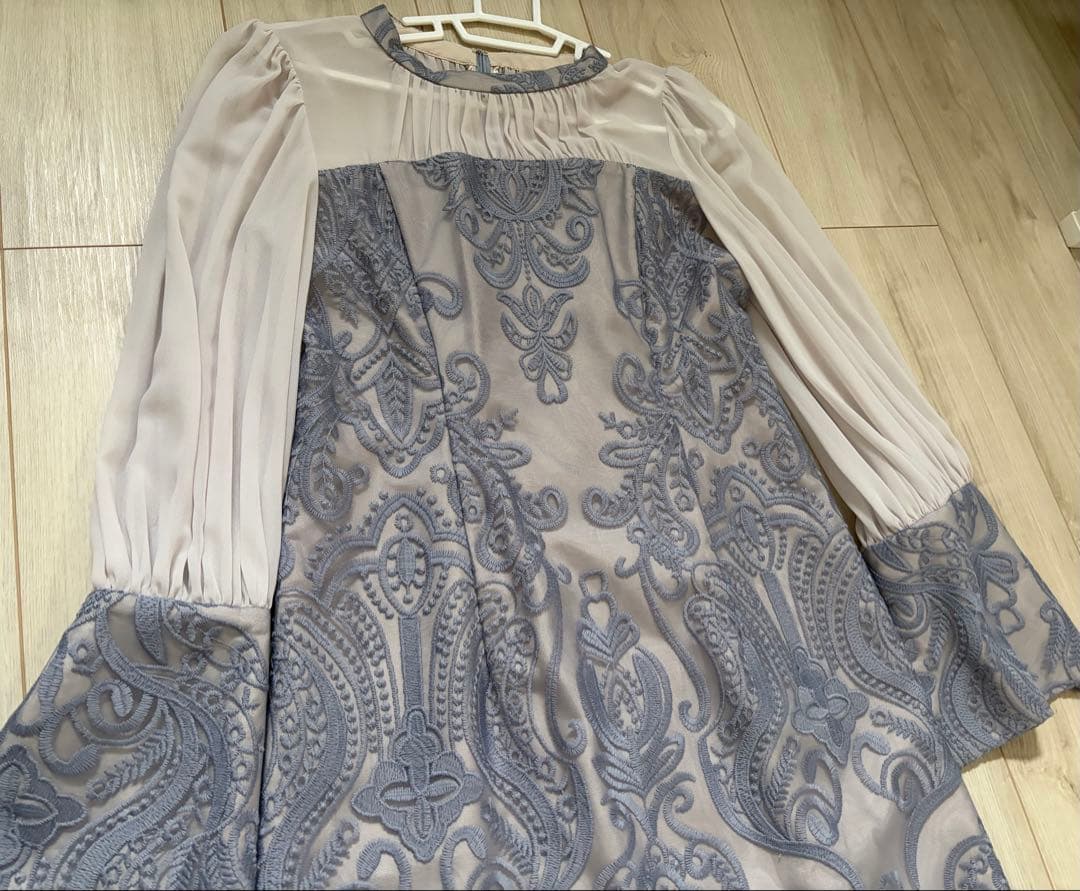 ANDRESD　ダマスクギャザードレス