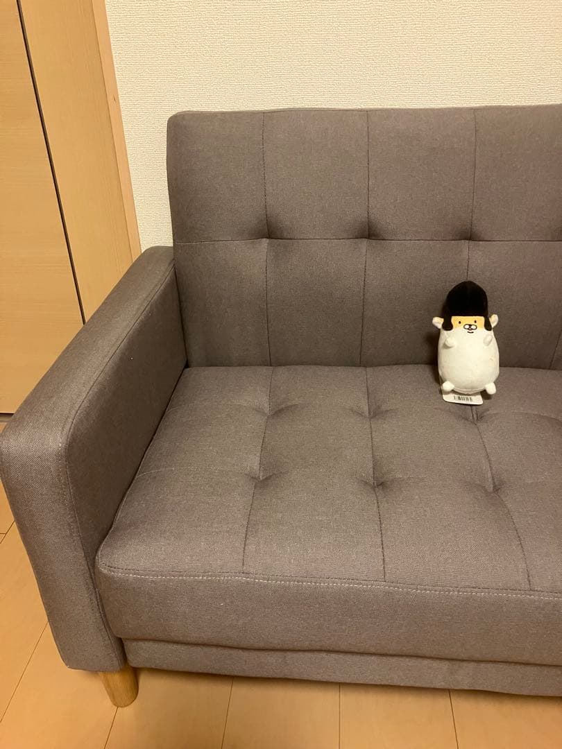 週末限定特価！ほぼ未使用！コンパクトサイズの2人掛けソファ　送料込み
