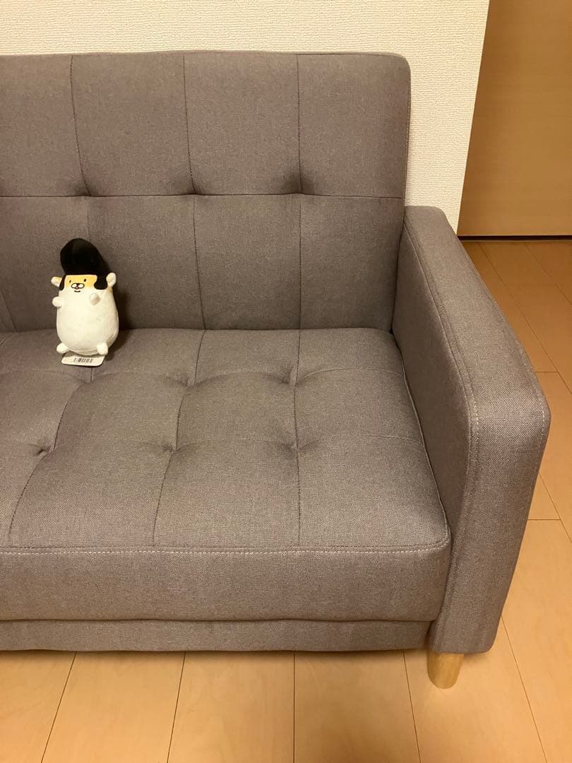 週末限定特価！ほぼ未使用！コンパクトサイズの2人掛けソファ　送料込み