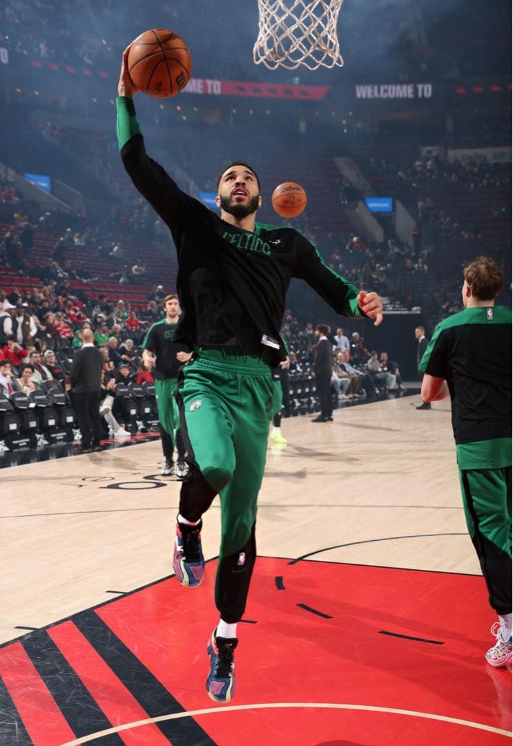 セルティックスNBA25シーズン選手支給品ワームアップブレイクパンツSサイズ