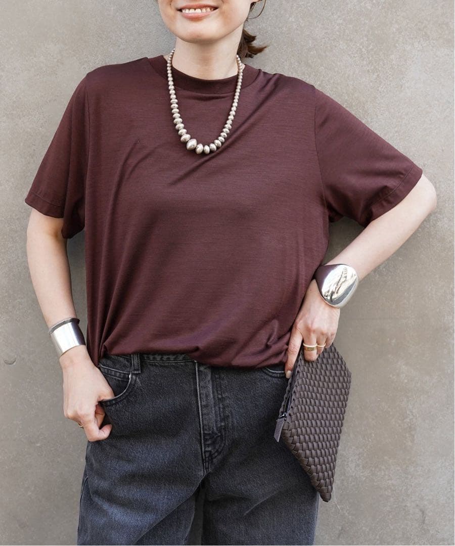 【Deuxieme Classe】 Prime wool jerseyTシャツ