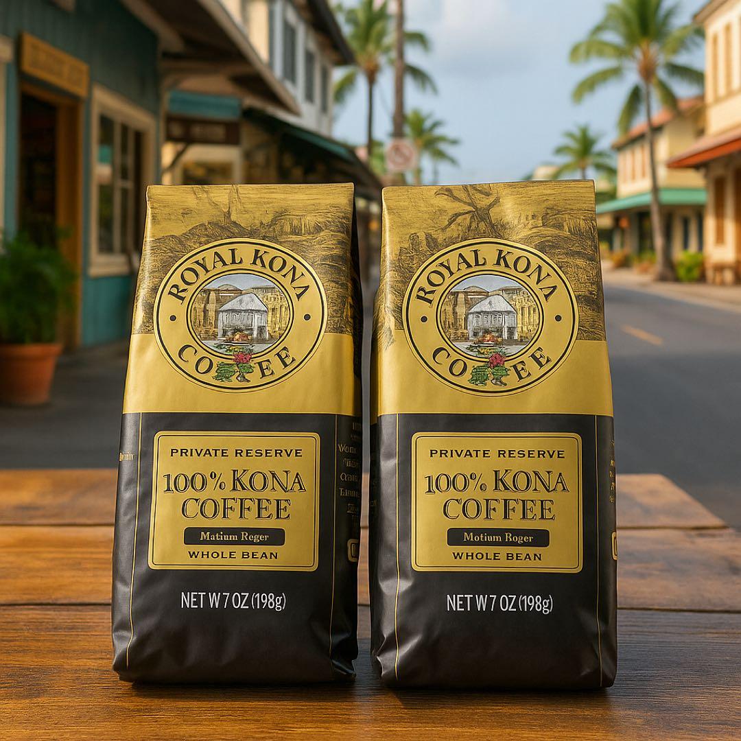  KONA コナコーヒー100% 豆タイプ2袋 粉2袋