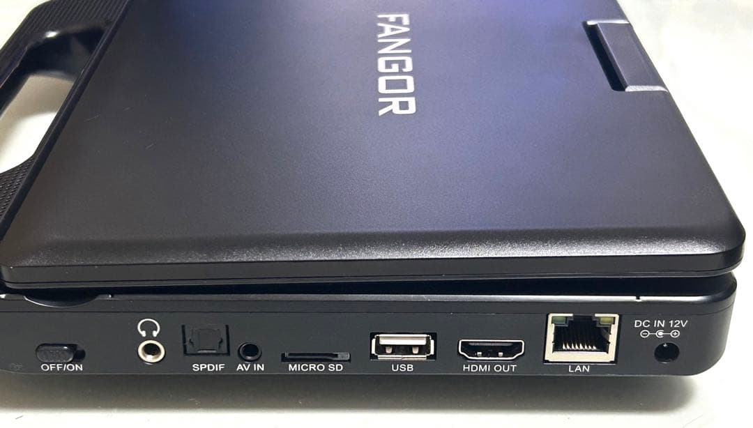 【FANGOR 】ポータブルBlu-ray・DVDプレーヤー