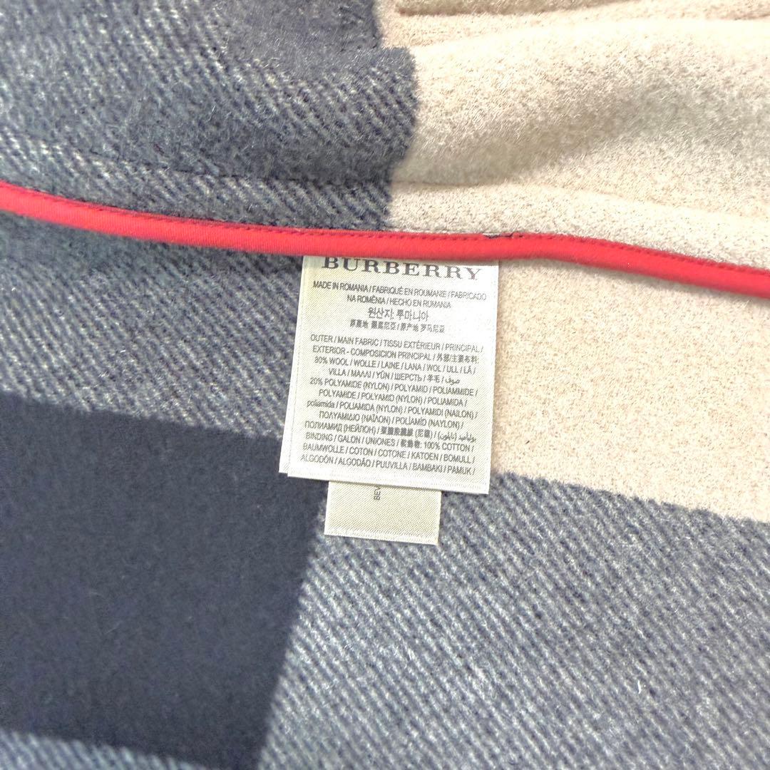 【希少サイズ2XL】　バーバリー ダッフルコート 現行タグ メガチェック　ウール