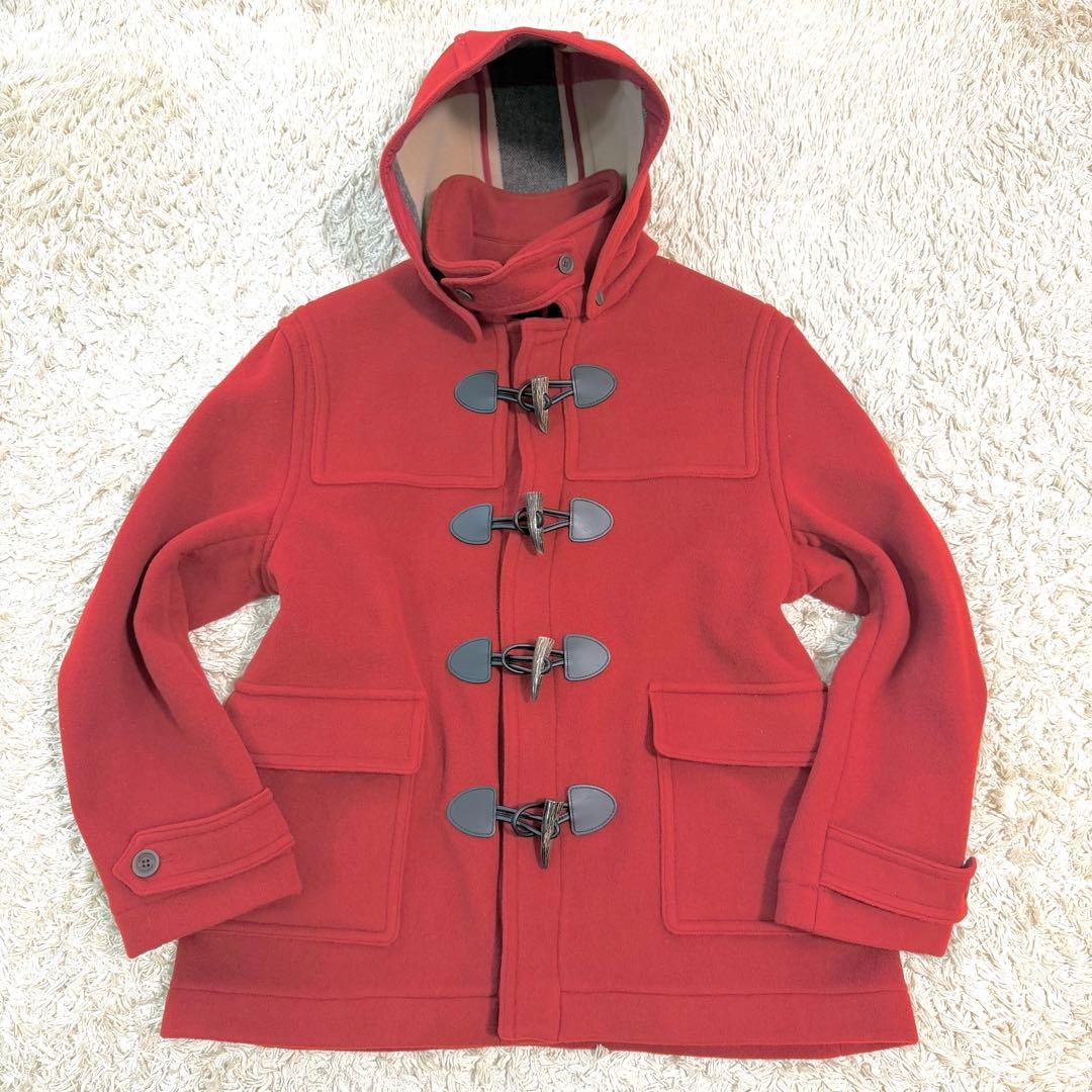 【希少サイズ2XL】　バーバリー ダッフルコート 現行タグ メガチェック　ウール