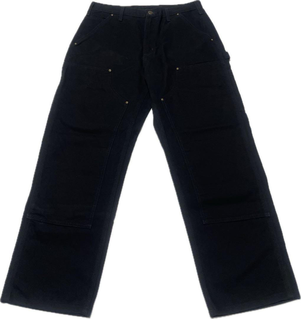 carhartt カーハート　ダブルニーパンツ　32インチ ブラック　メキシコ製