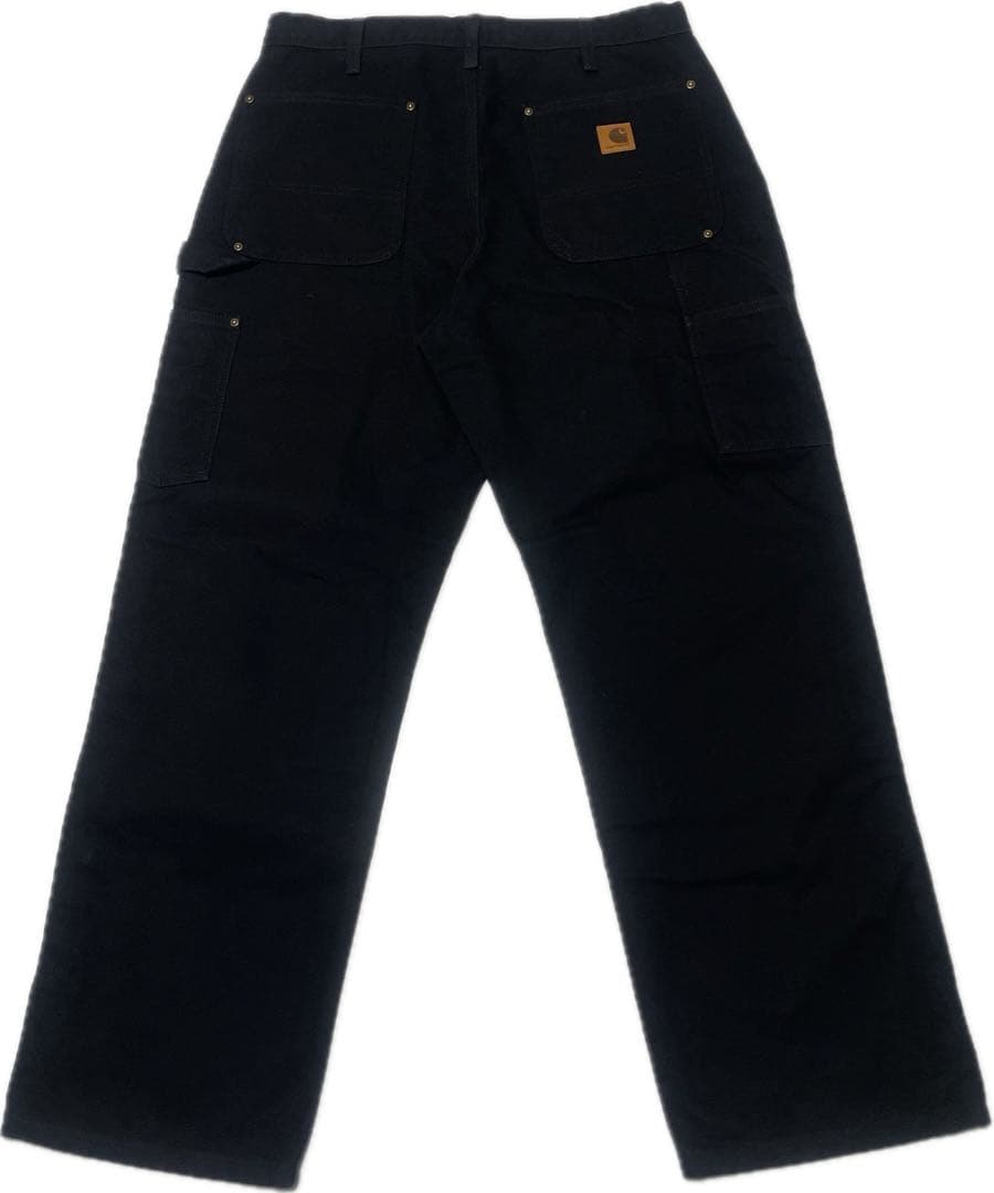 carhartt カーハート　ダブルニーパンツ　32インチ ブラック　メキシコ製