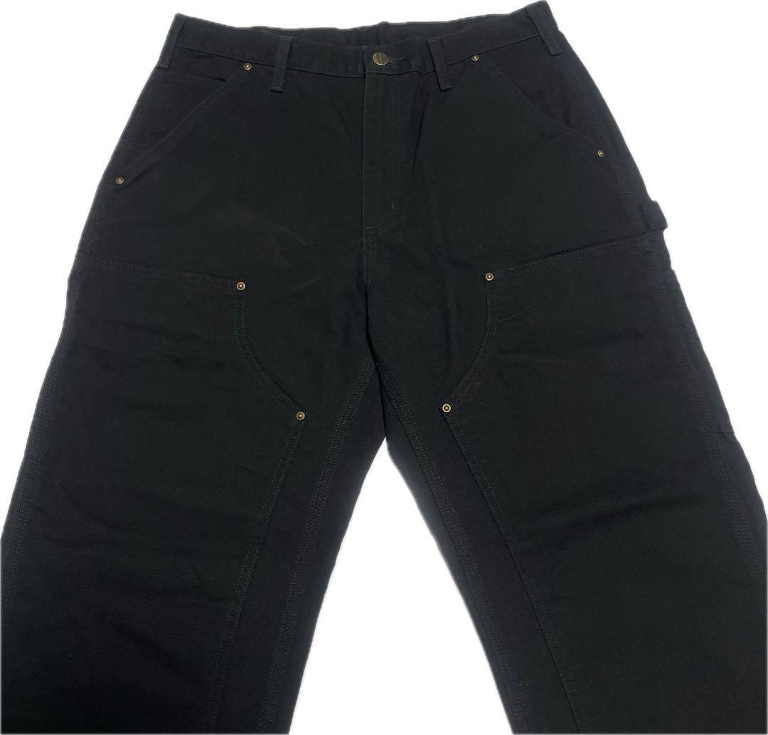 carhartt カーハート　ダブルニーパンツ　32インチ ブラック　メキシコ製