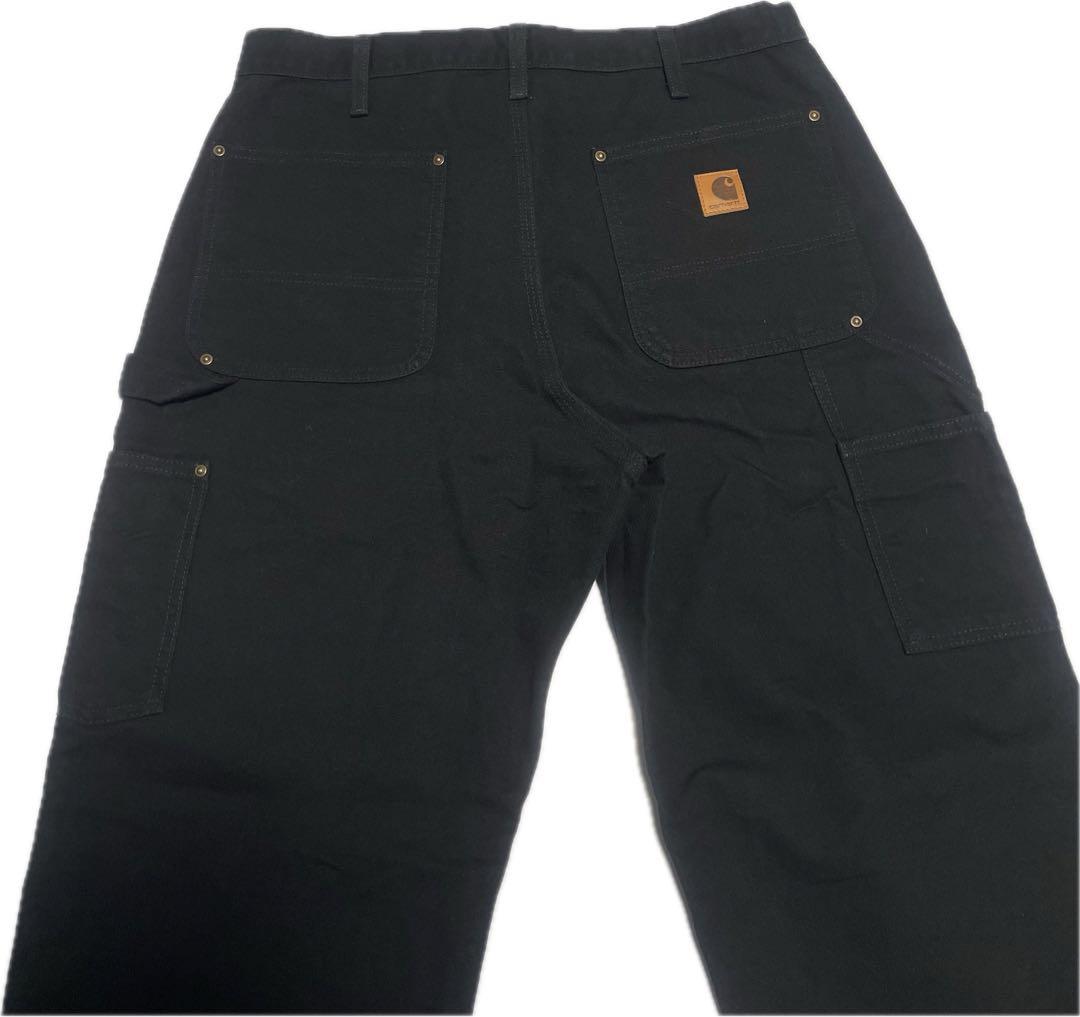 carhartt カーハート　ダブルニーパンツ　32インチ ブラック　メキシコ製