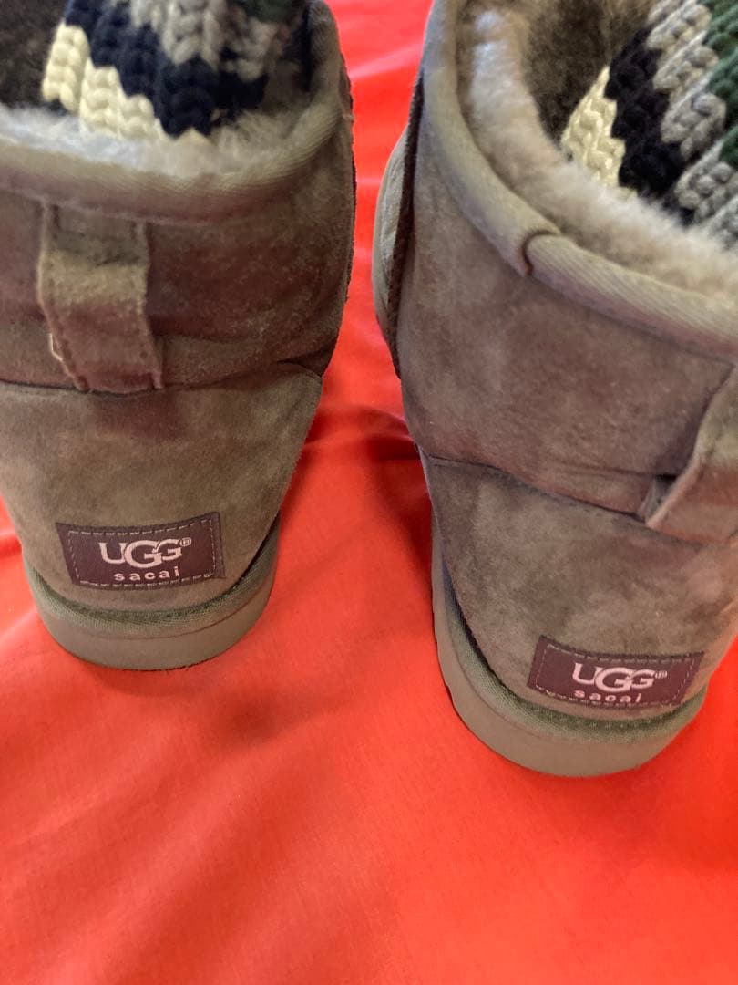 sacai✖️UGGー　ニットドッキングムートンプーツ30