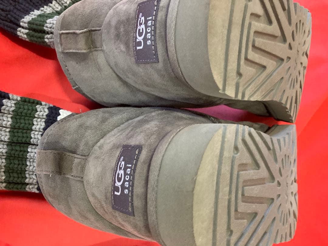 sacai✖️UGGー　ニットドッキングムートンプーツ30