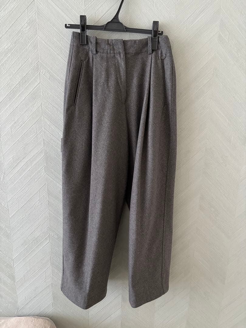 TODAYFUL グレー ワイドパンツ