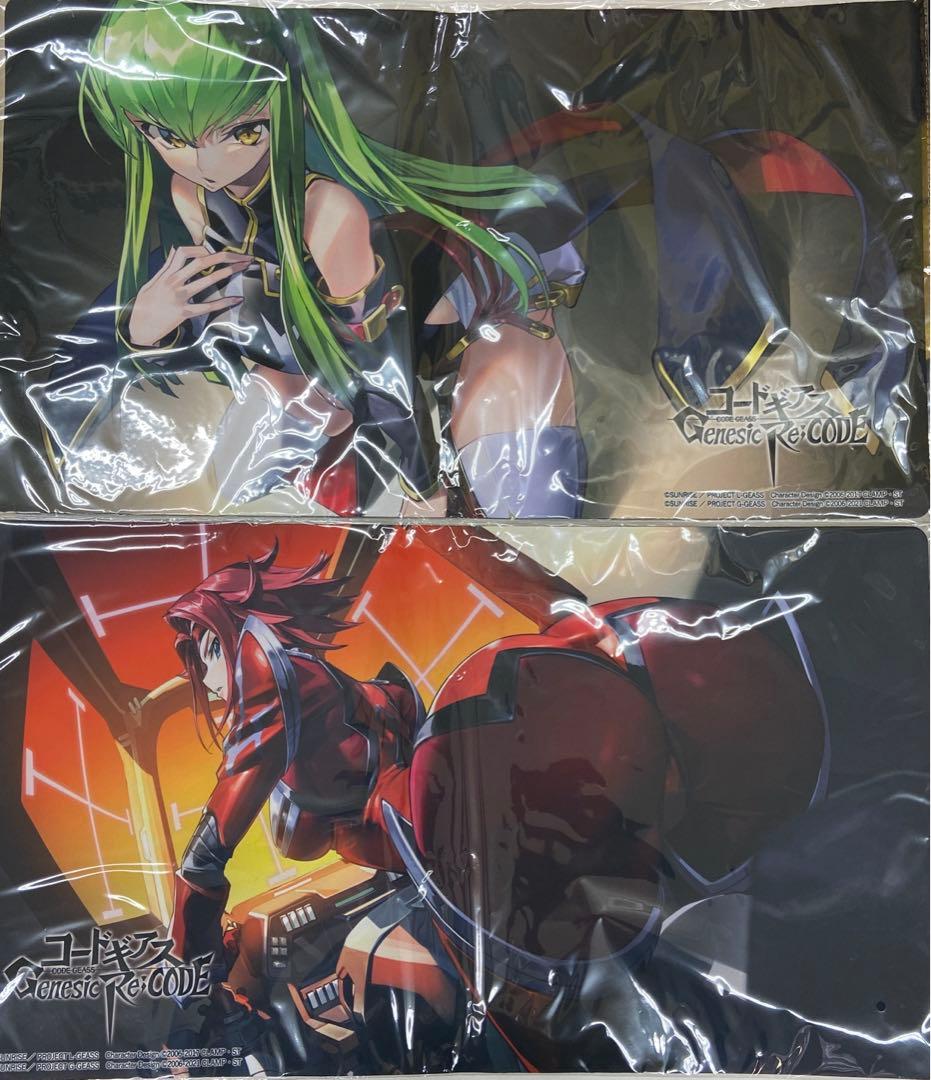 コードギアス　カレン　C.C.　ラバーデスクマット