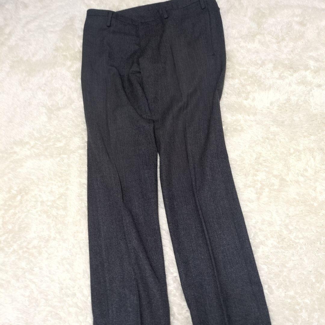 ato　アトウ　ヘリンボーン　セットアップ　総裏　ウール　グレー　46 48