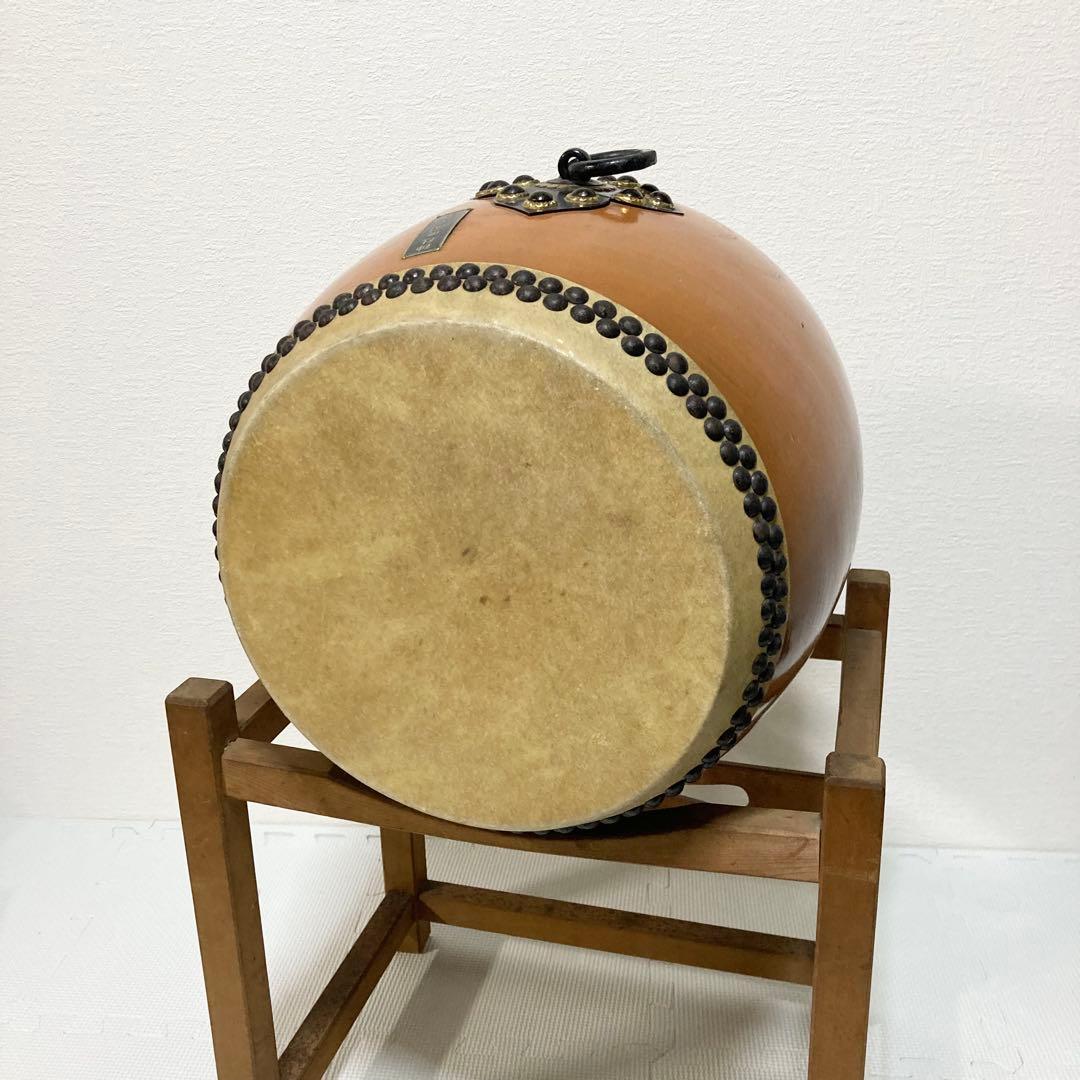 和太鼓 長胴太鼓 台座 打面直径28cm
